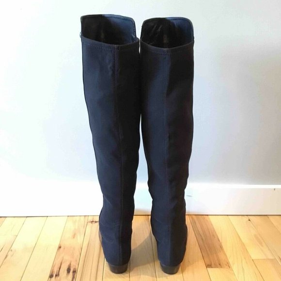 Vince Camuto Karita Riding Boots Black Tall 6 - Picture 5 of 8